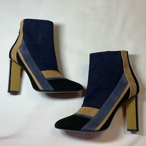 Pierre Hardy NWT Size 37/7 beautiful suede ankle booties
